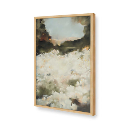 [Color:American Maple], Picture of art in a American Maple frame of the corner