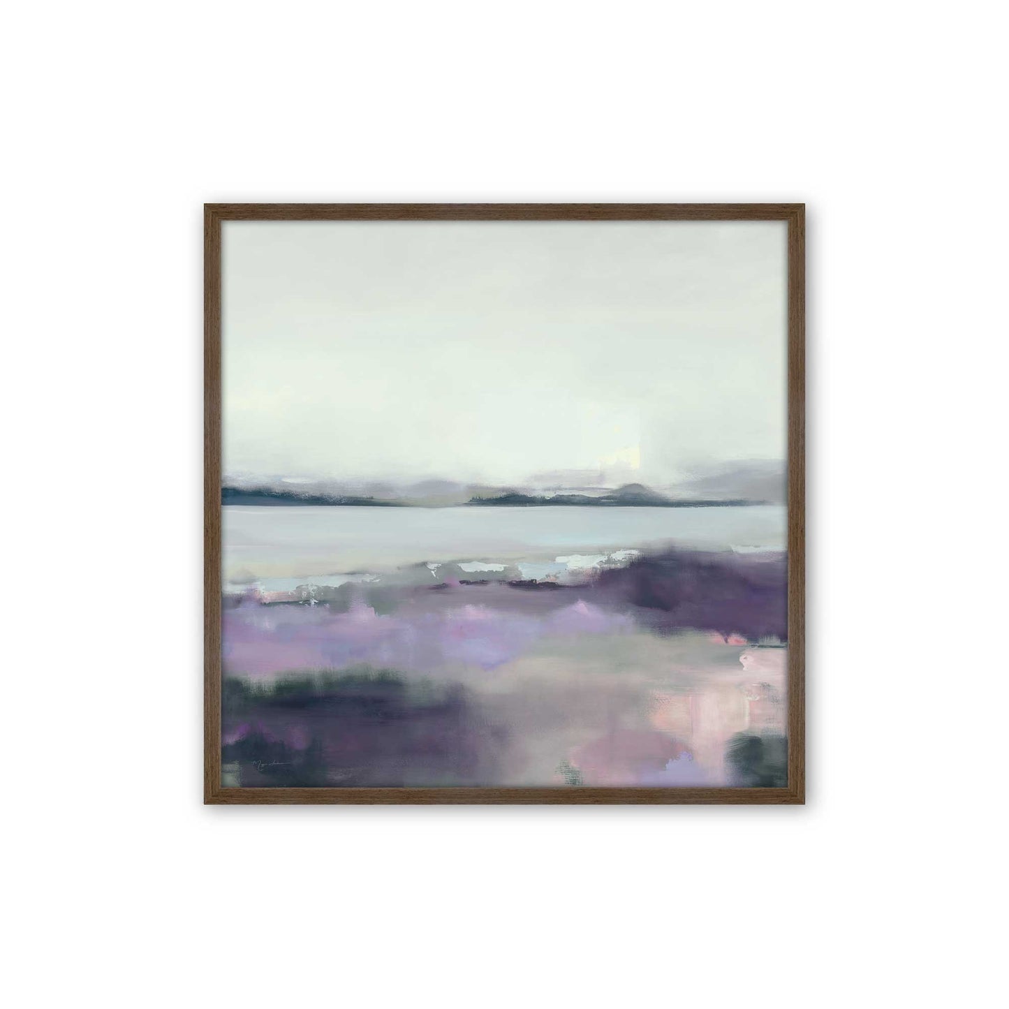 [Color:Walnut], Picture of art in a Walnut frame