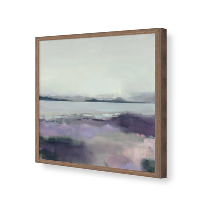 [Color:Walnut], Picture of art in a Walnut frame of the corner