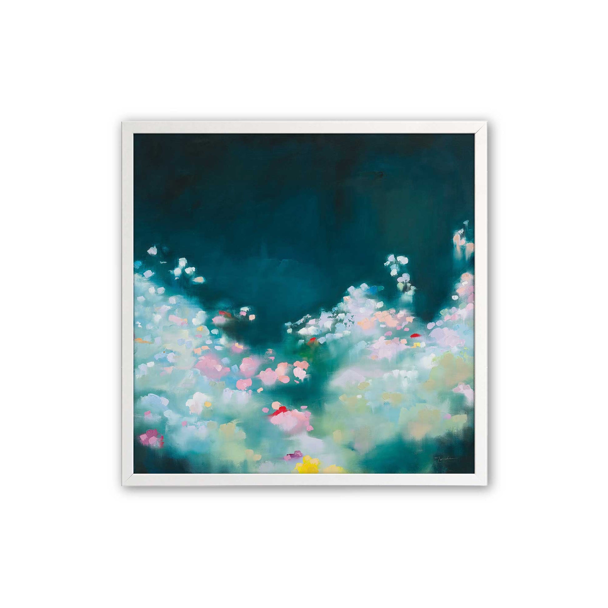 [Color:Opaque White], Picture of art in a Opaque White frame