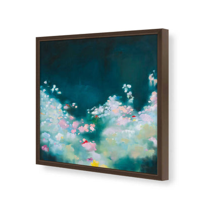 [Color:Espresso], Picture of art in a Espresso frame of the corner