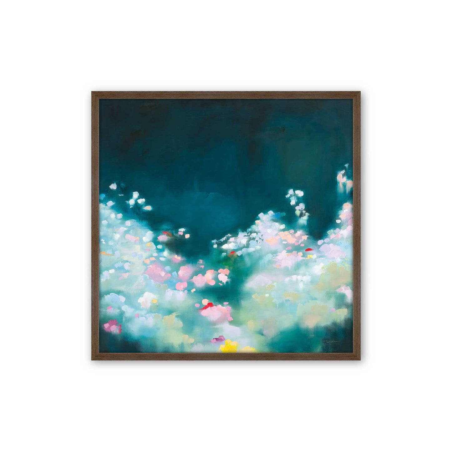 [Color:Walnut], Picture of art in a Walnut frame