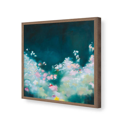[Color:Walnut], Picture of art in a Walnut frame of the corner