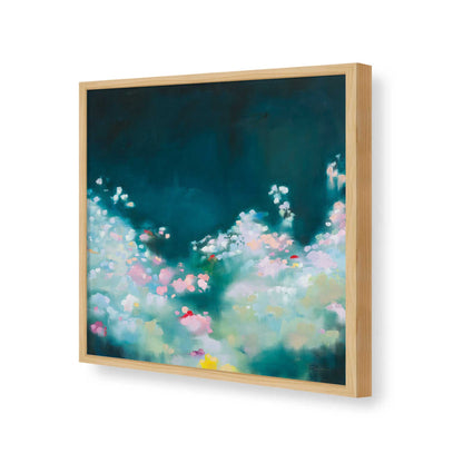 [Color:American Maple], Picture of art in a American Maple frame of the corner