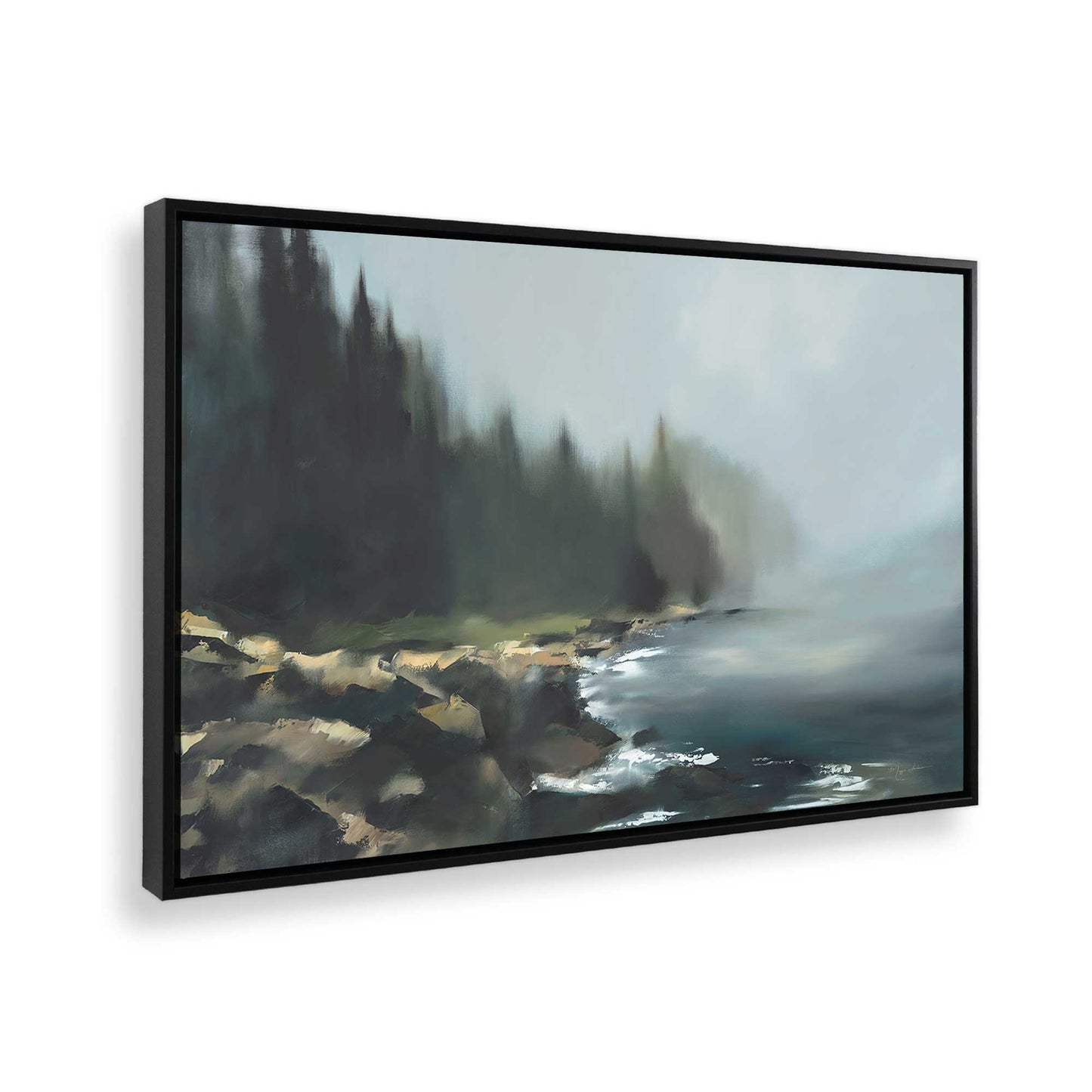 [Color:Satin Black], Picture of the corner of the art