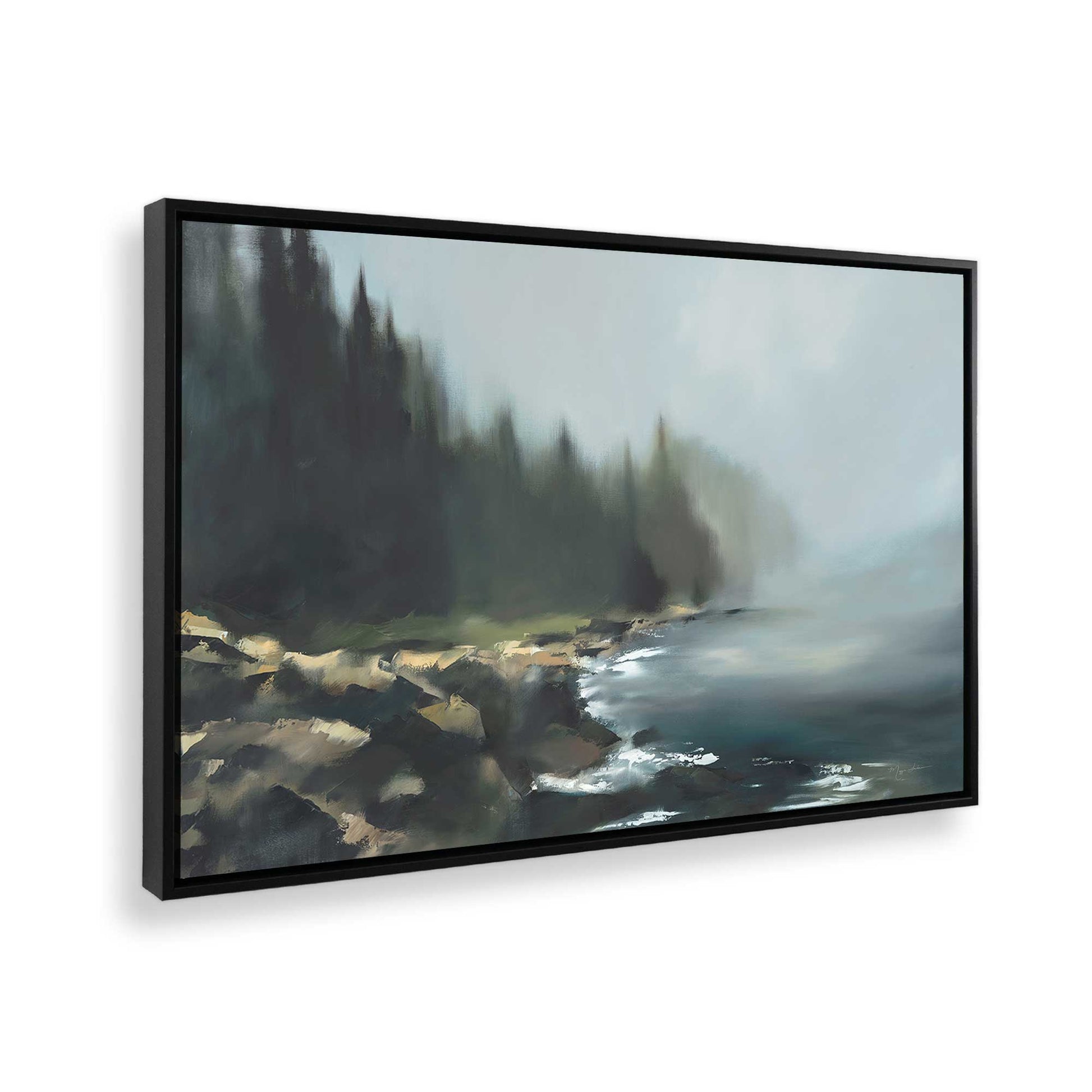 [Color:Satin Black], Picture of the corner of the art