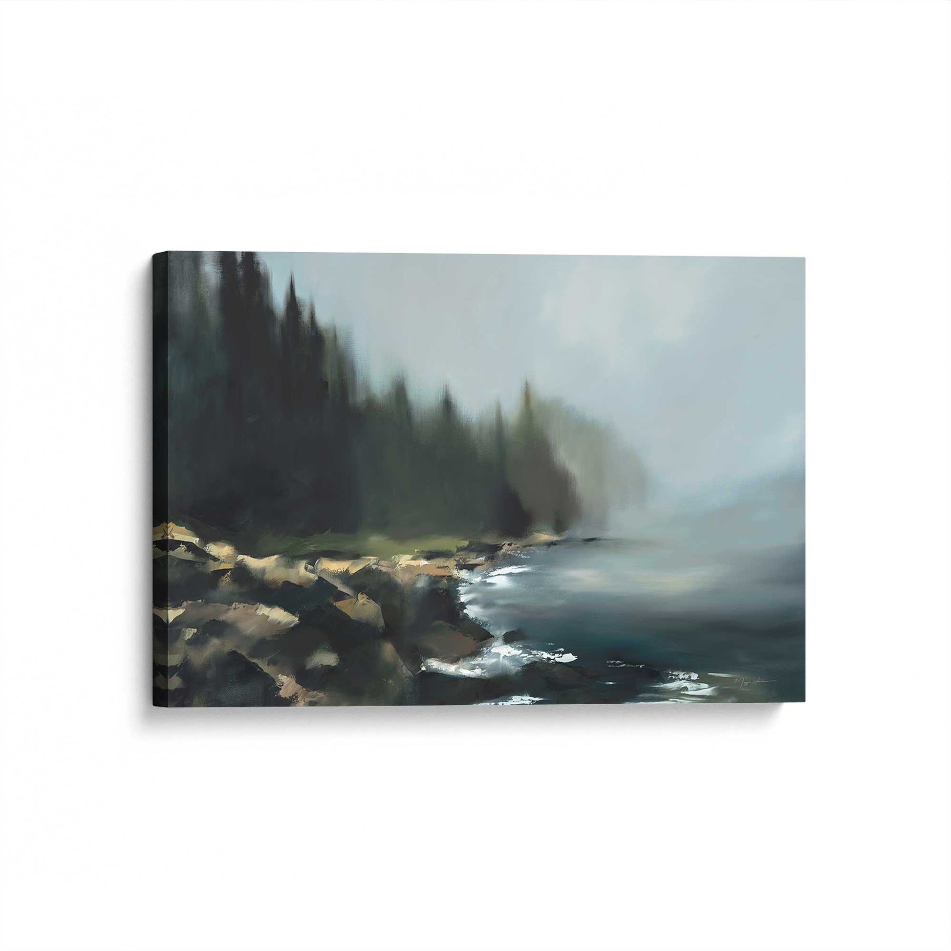 [Color:Stretched Canvas], Picture of art at an angle