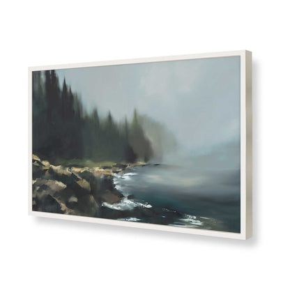 [Color:Opaque White], Picture of art in a Opaque White frame of the corner