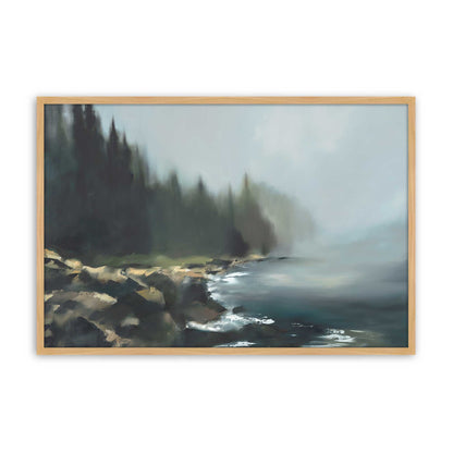 [Color:American Maple], Picture of art in a American Maple frame