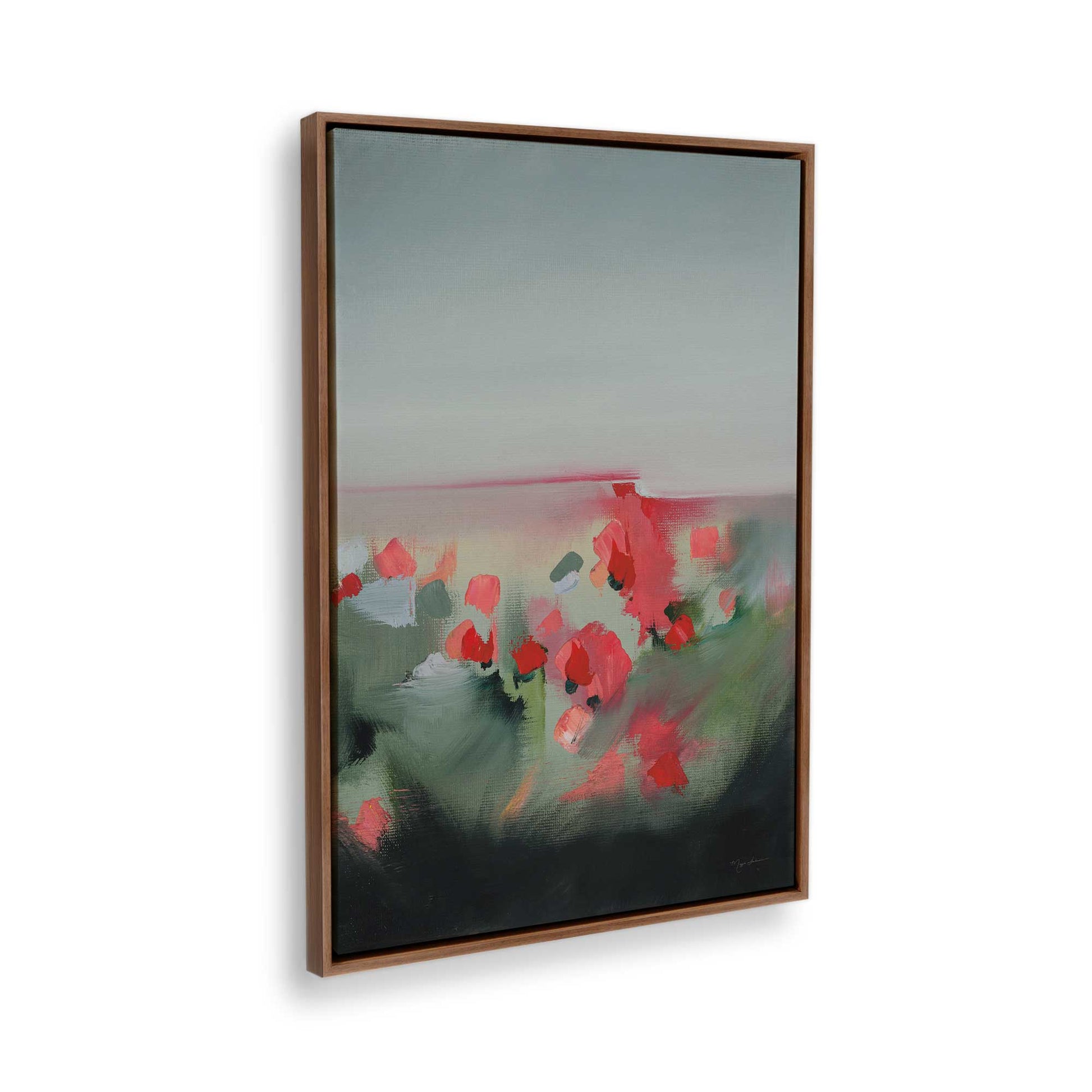 [Color:Walnut], Picture of the corner of the art