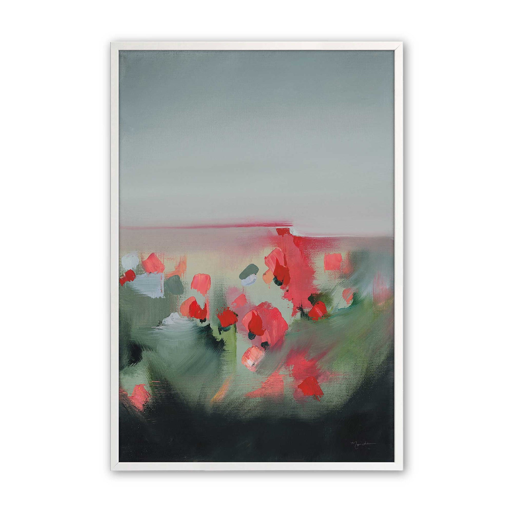 [Color:Opaque White], Picture of art in a Opaque White frame