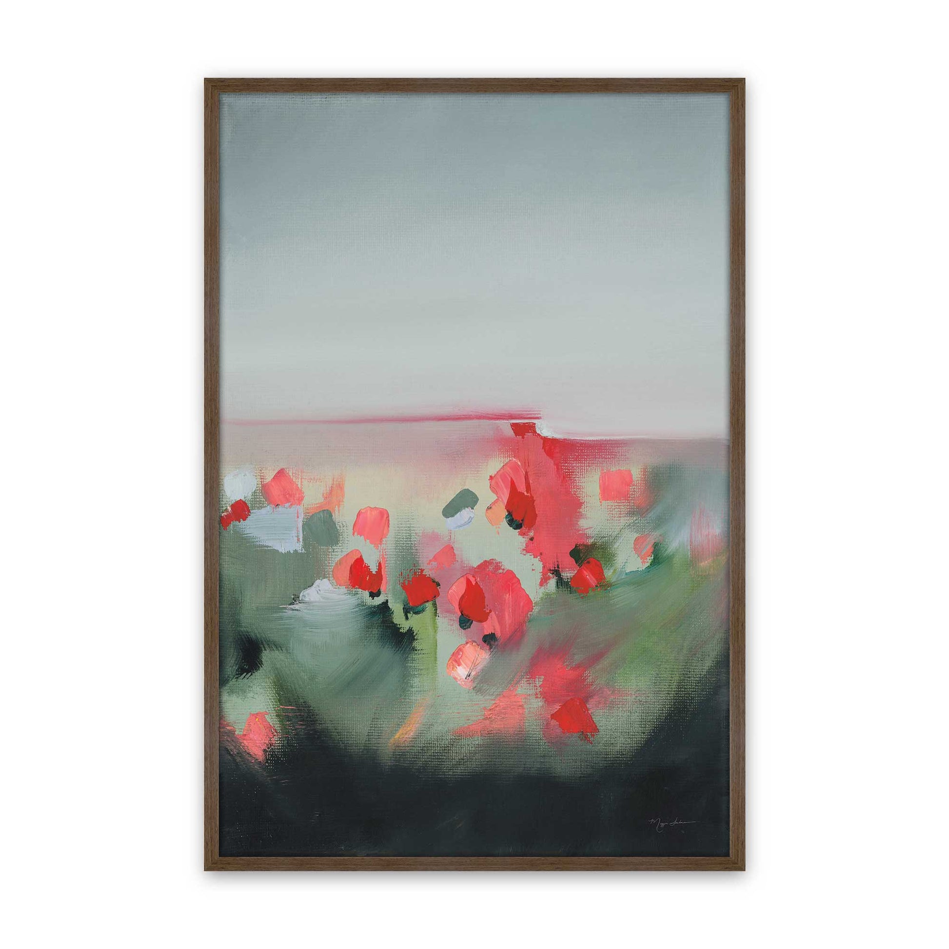 [Color:Walnut], Picture of art in a Walnut frame
