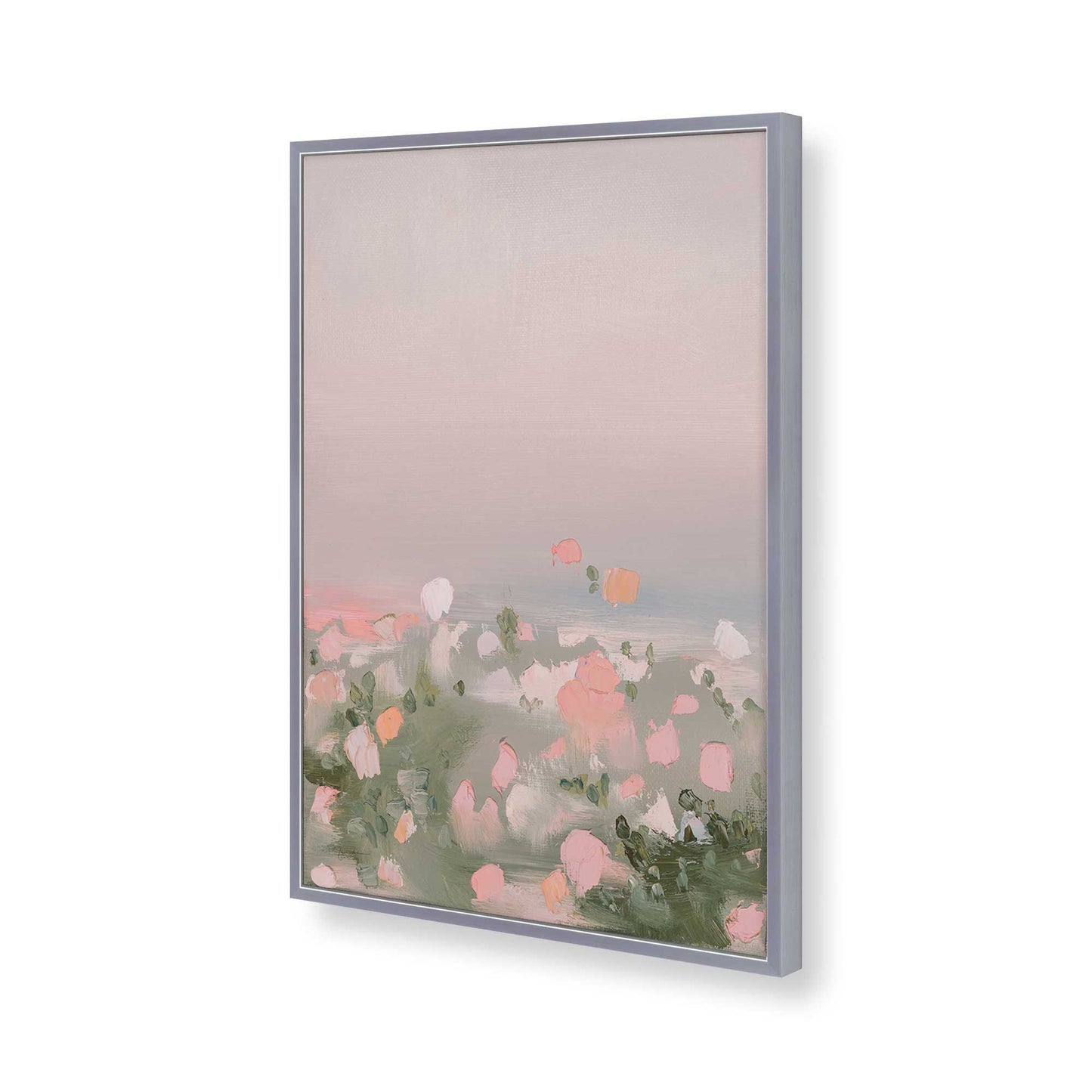 [Color:Polished Chrome], Picture of art in a Polished Chrome frame of the corner