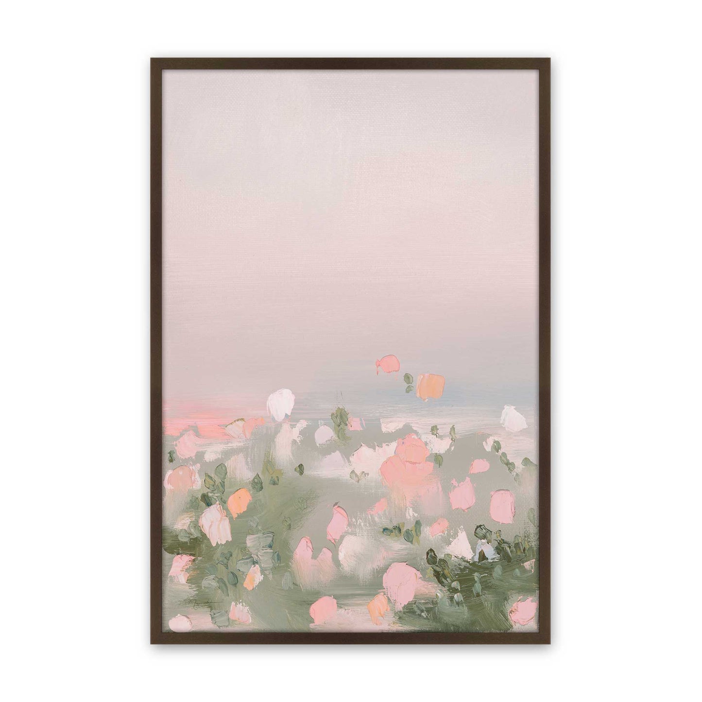 [Color:Brown], Picture of art in a Brown frame
