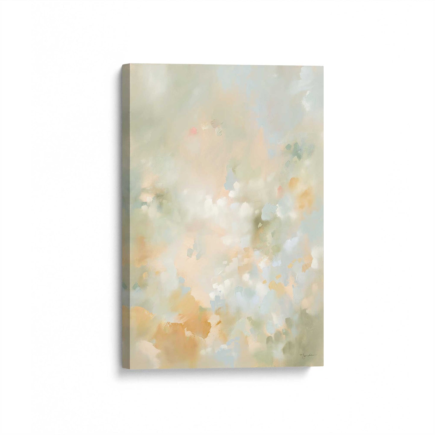 [Color:Stretched Canvas], Picture of art at an angle