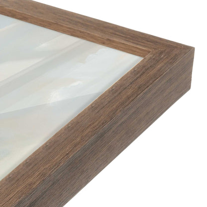 [Color:Walnut], Picture of art in a Walnut frame at an angle