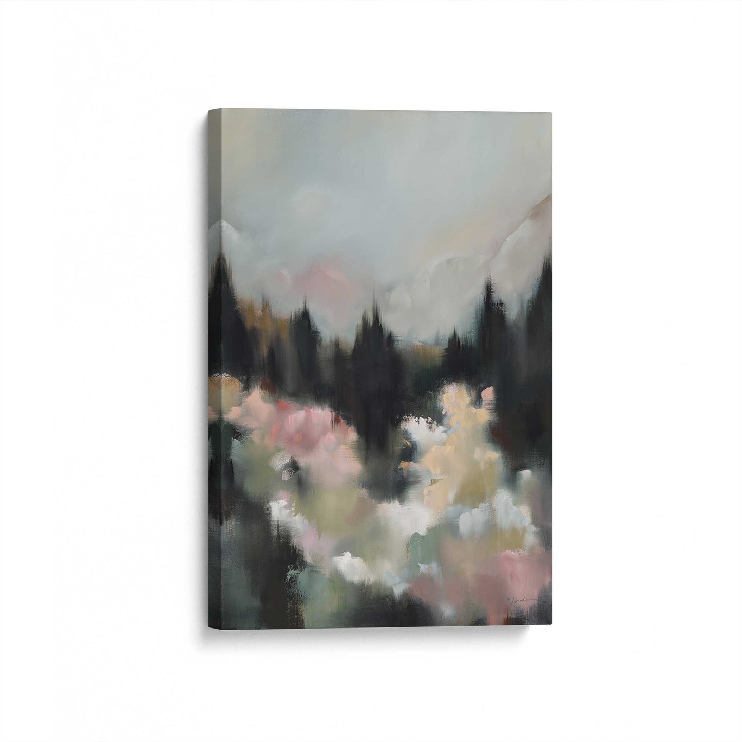 [Color:Stretched Canvas], Picture of art at an angle