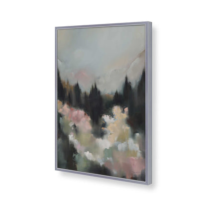 [Color:Polished Chrome], Picture of art in a Polished Chrome frame of the corner