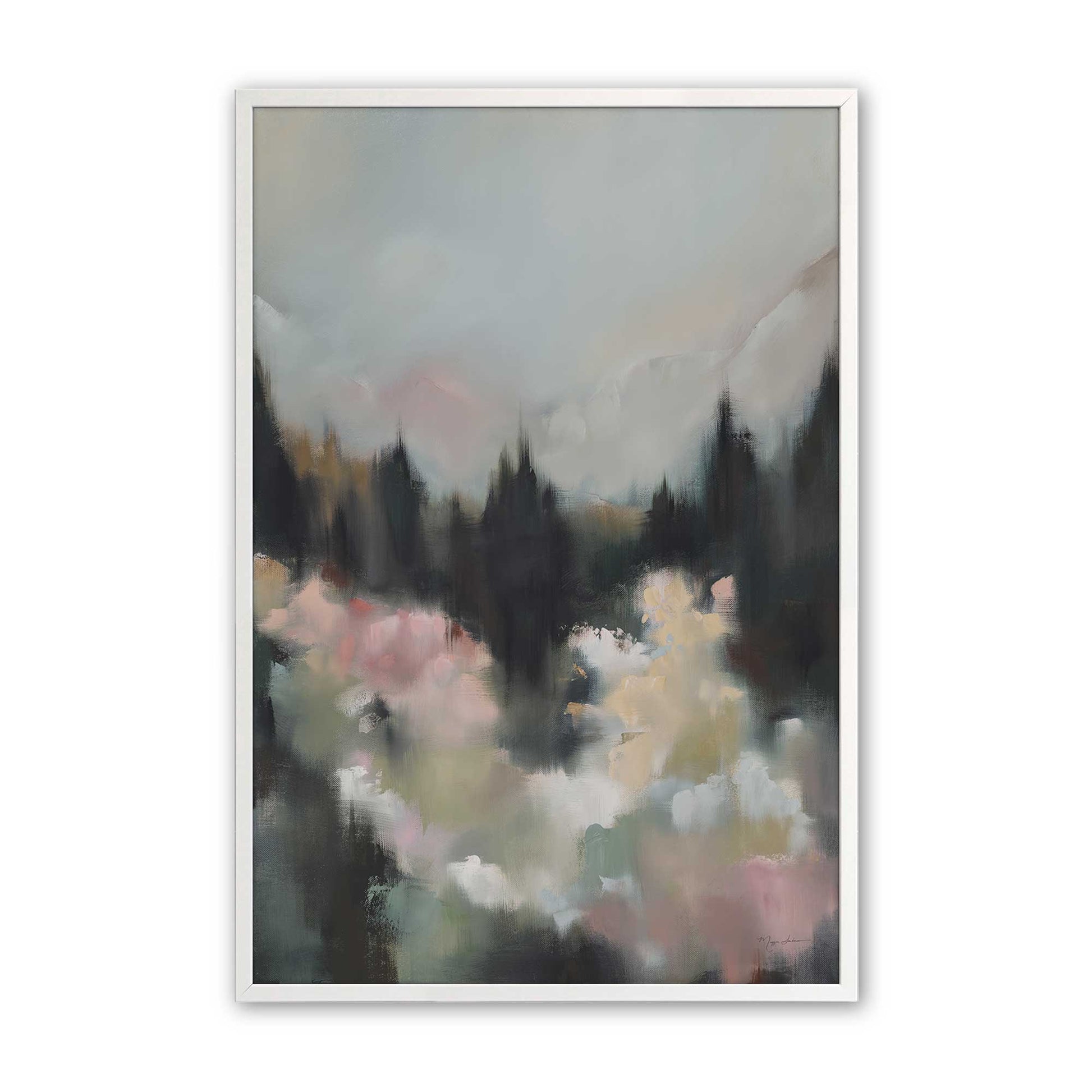 [Color:Opaque White], Picture of art in a Opaque White frame