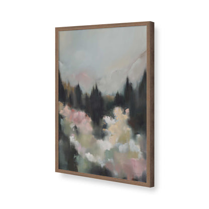 [Color:Walnut], Picture of art in a Walnut frame of the corner