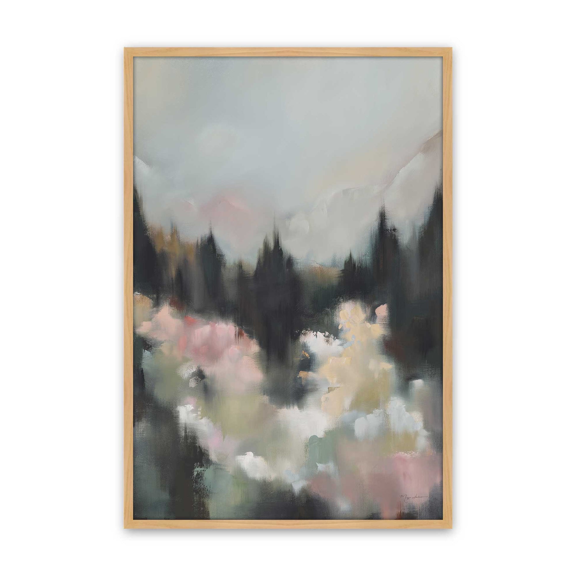 [Color:American Maple], Picture of art in a American Maple frame