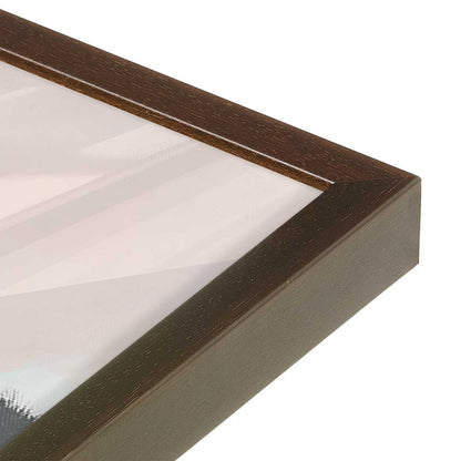 [Color:Espresso], Picture of art in a Espresso frame at an angle