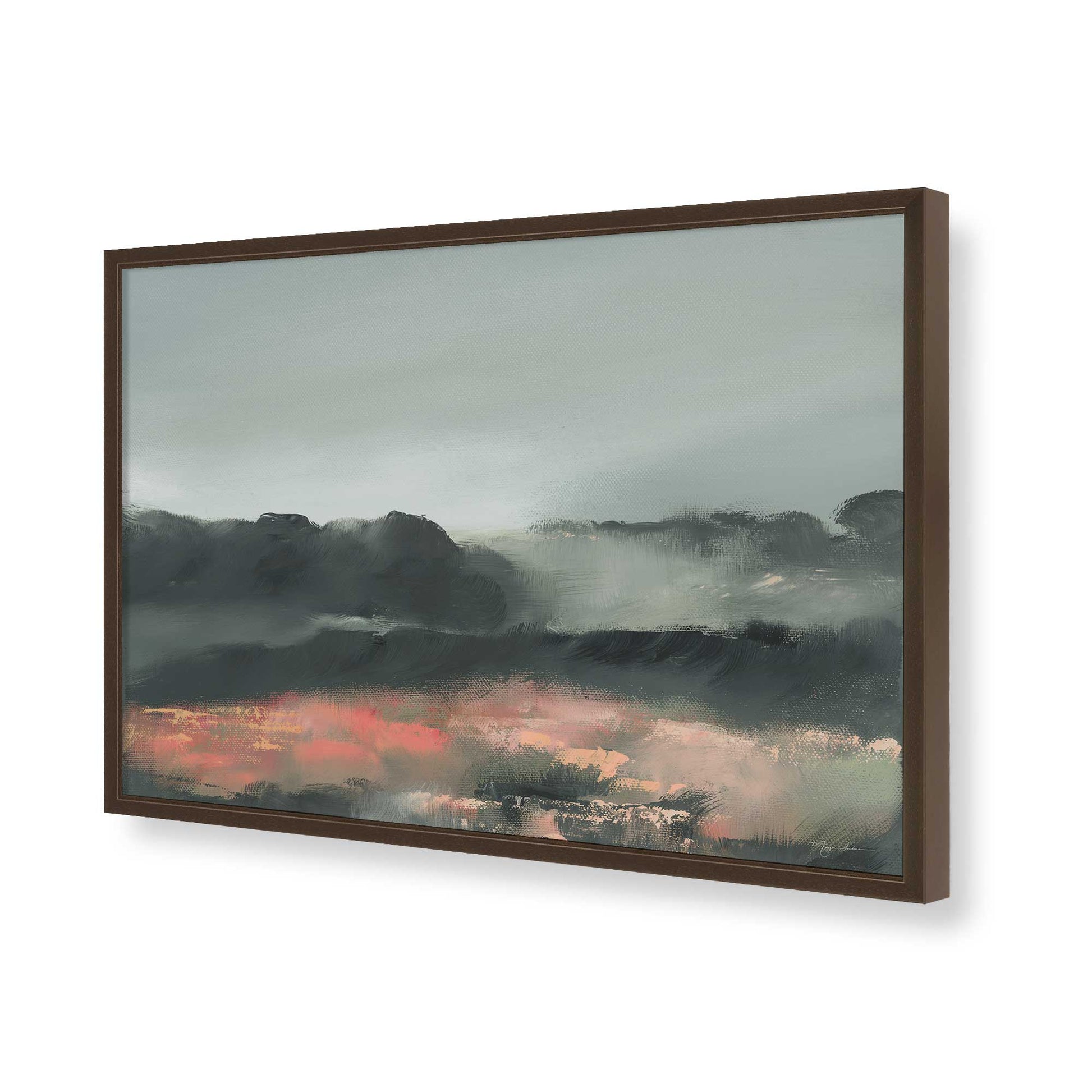 [Color:Belvinder Brown], Picture of art in a Belvinder Brown frame of the corner