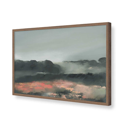 [Color:Walnut], Picture of art in a Walnut frame of the corner