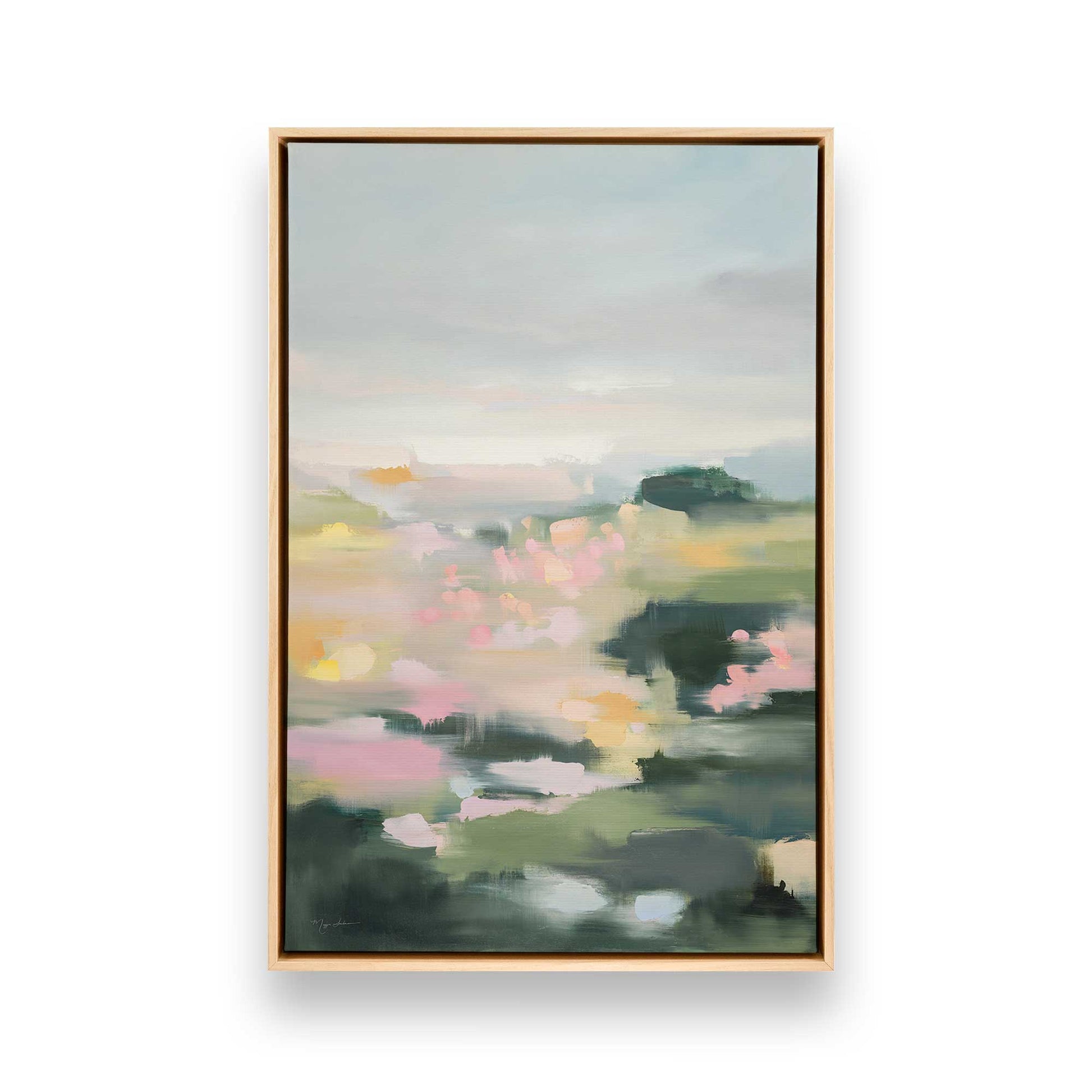 [Color:American Maple], Picture of art in a American Maple frame