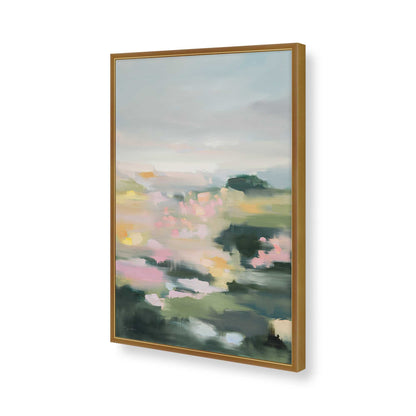 [Color:Polished Gold], Picture of art in a Polished Gold frame of the corner
