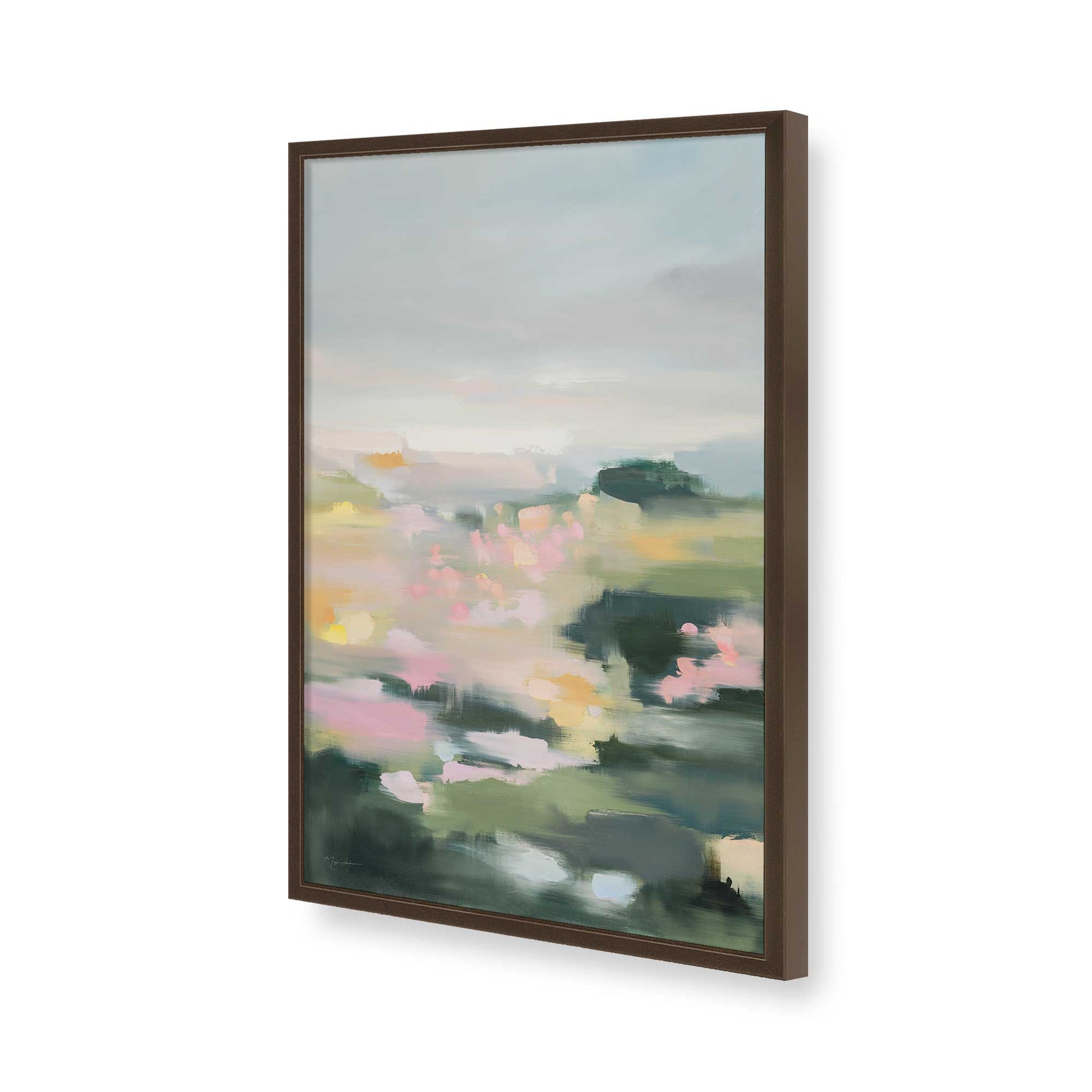 [Color:Belvinder Brown], Picture of art in a Belvinder Brown frame of the corner