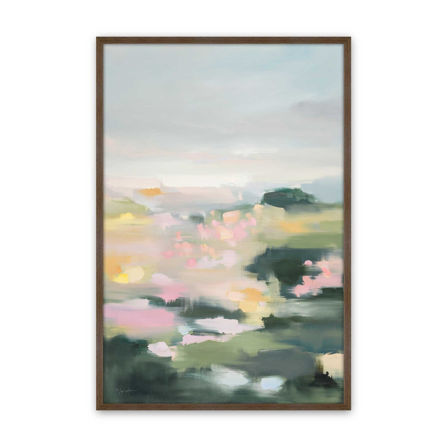[Color:Walnut], Picture of art in a Walnut frame