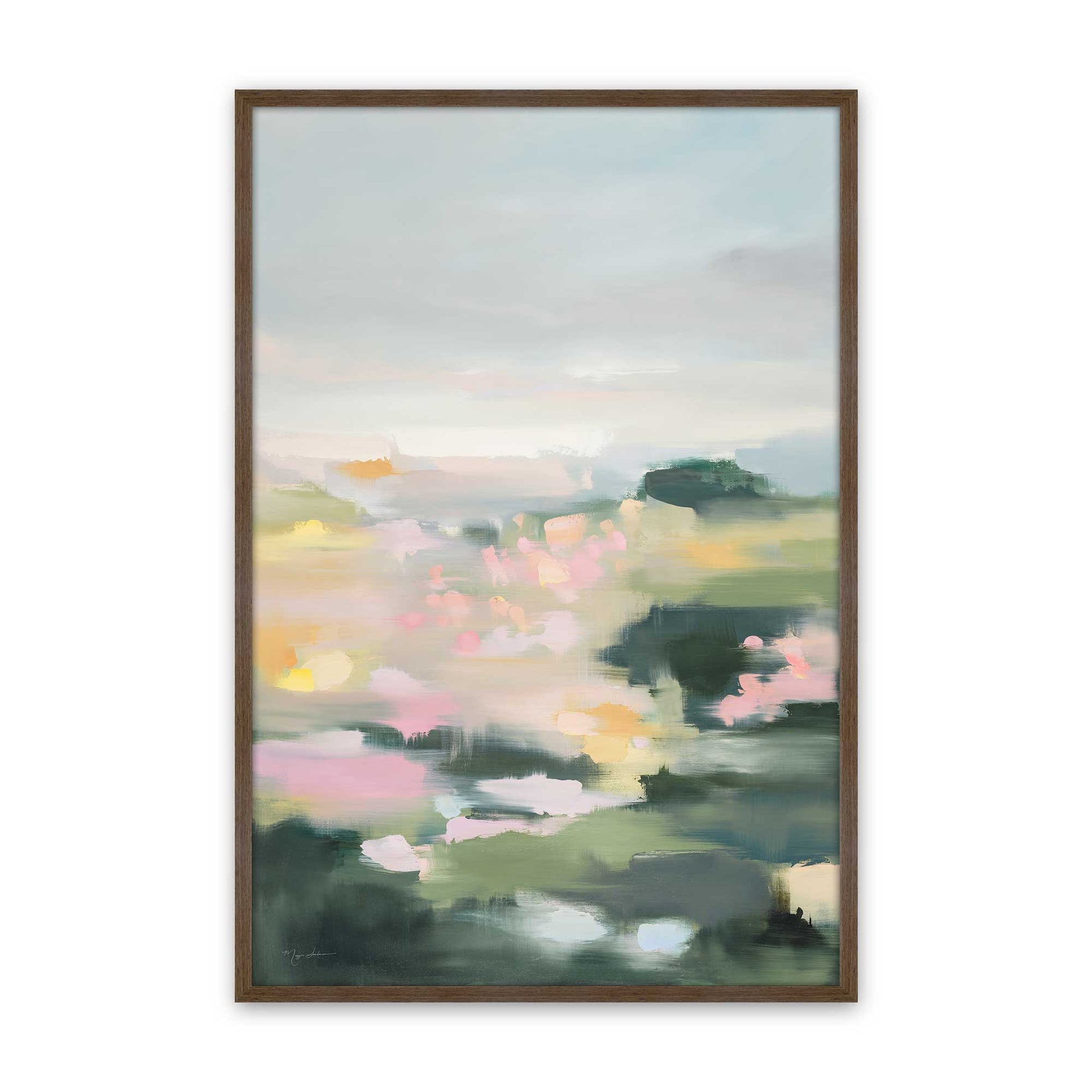 [Color:Walnut], Picture of art in a Walnut frame