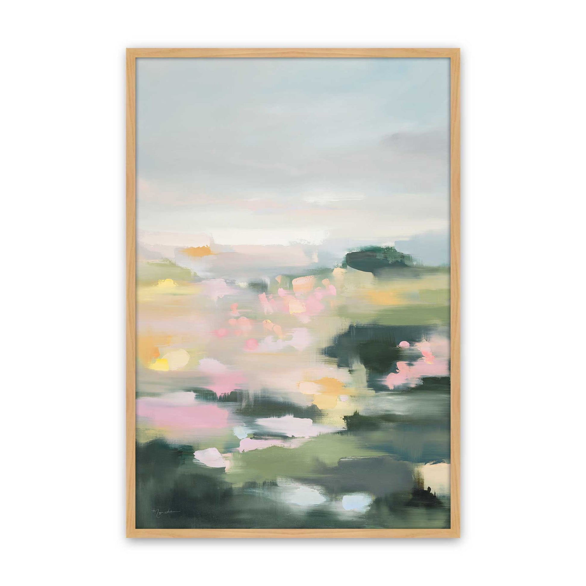 [Color:American Maple], Picture of art in a American Maple frame