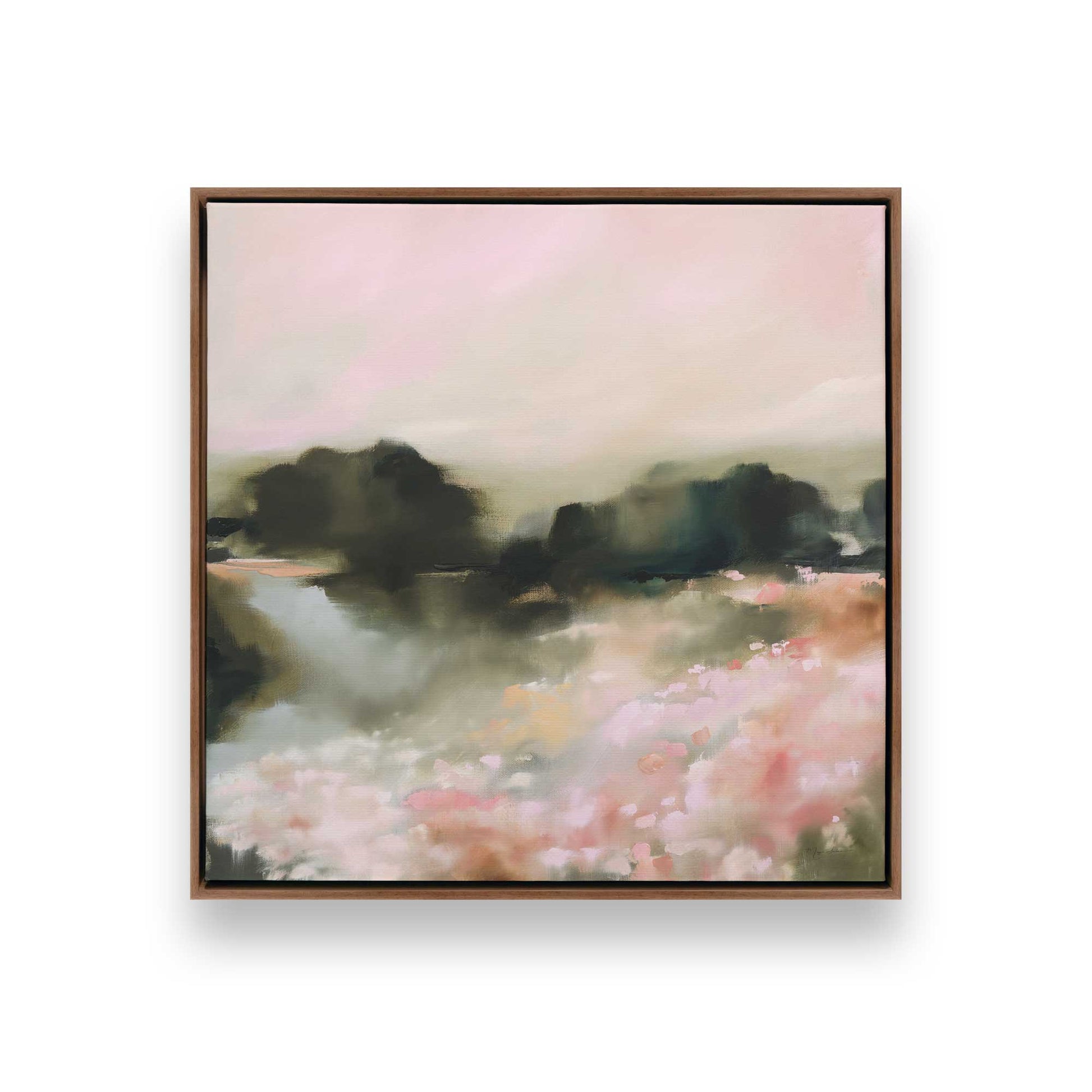 [Color:Walnut], Picture of art in a Walnut frame