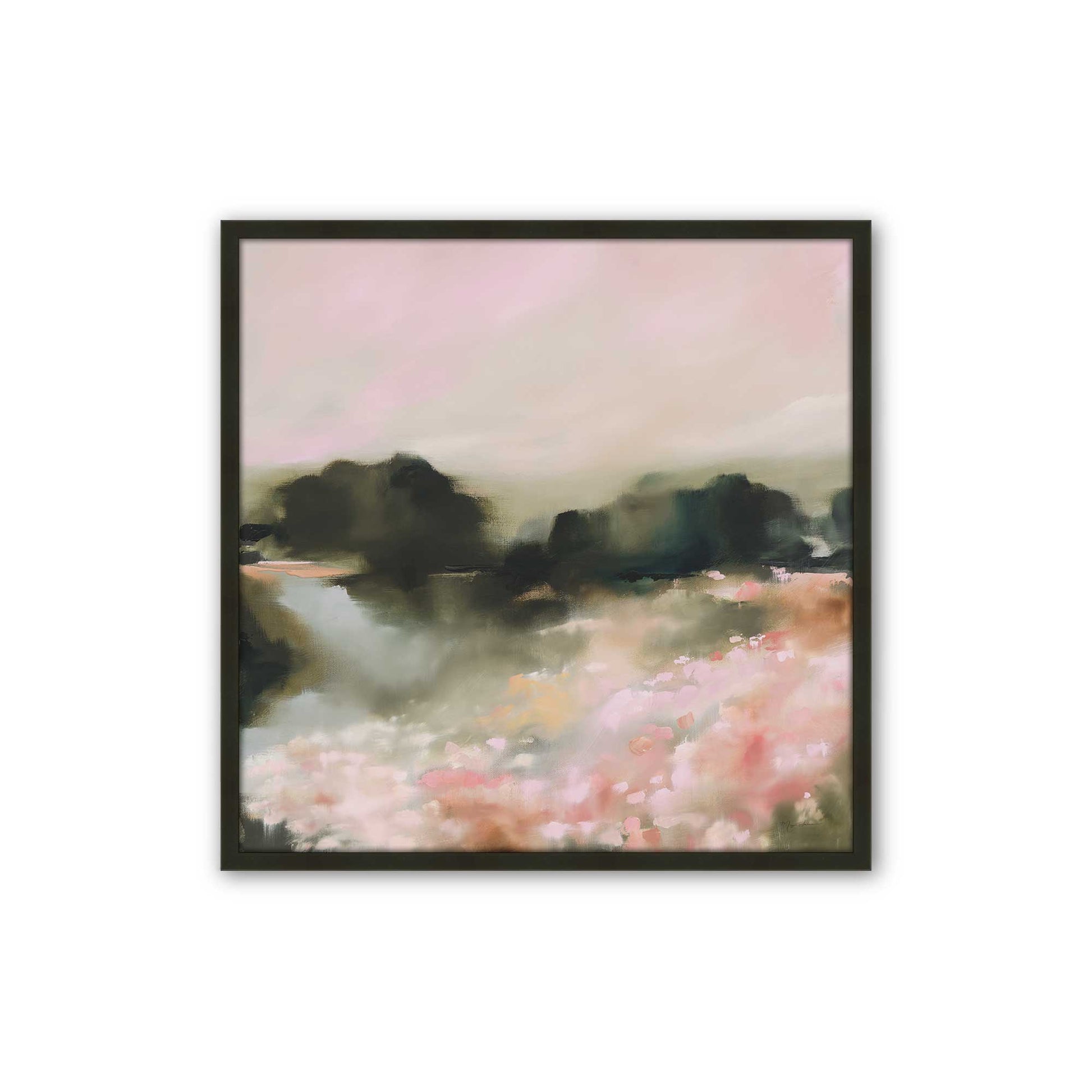 [Color:Satin Black], Picture of art in a Satin Black frame