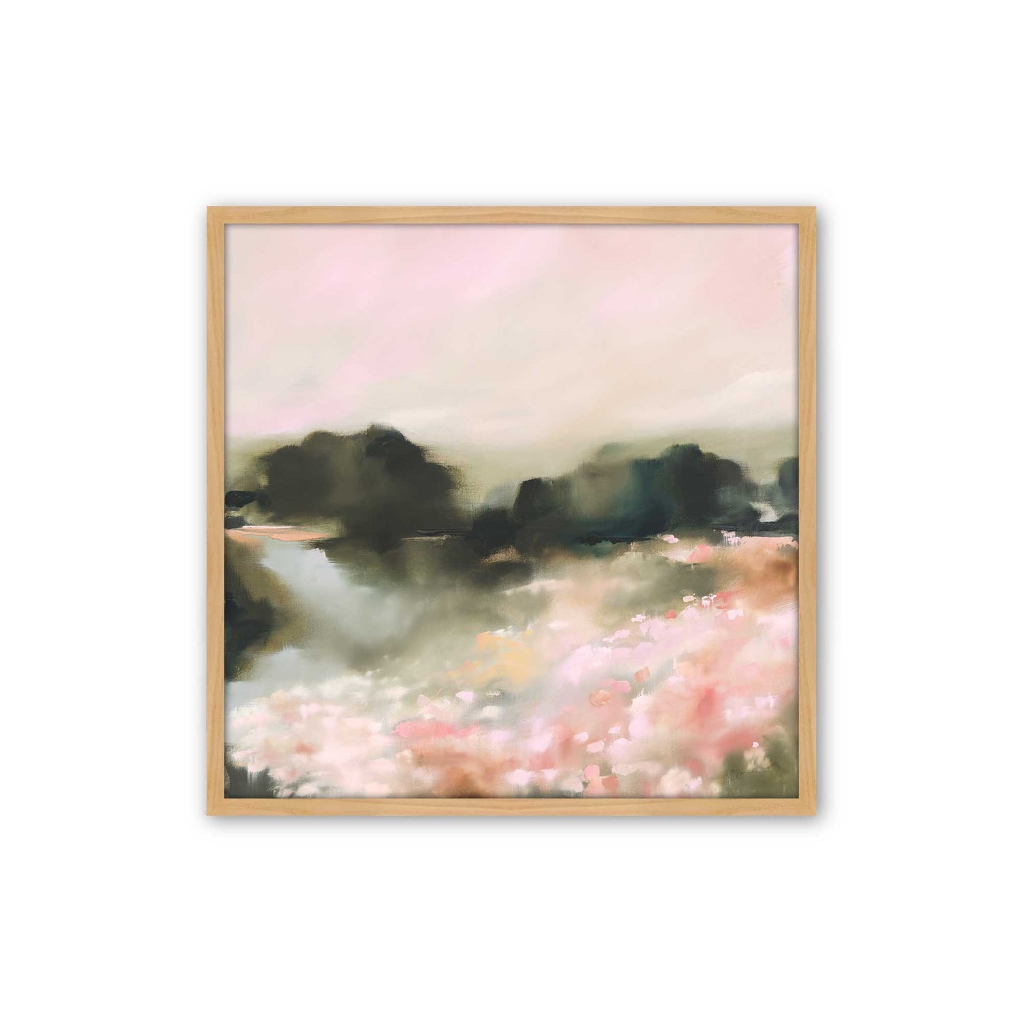 [Color:American Maple], Picture of art in a American Maple frame