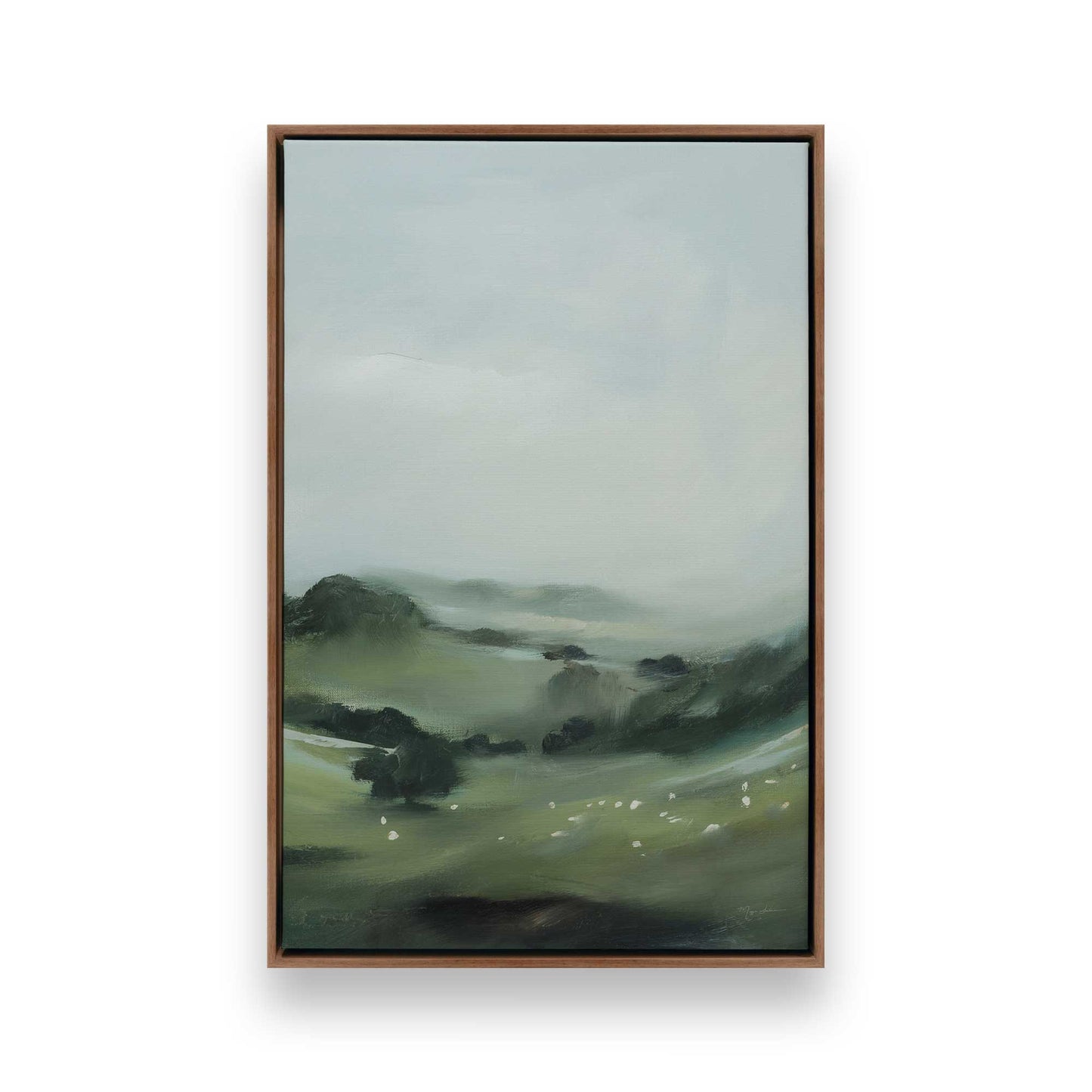 [Color:Walnut], Picture of art in a Walnut frame