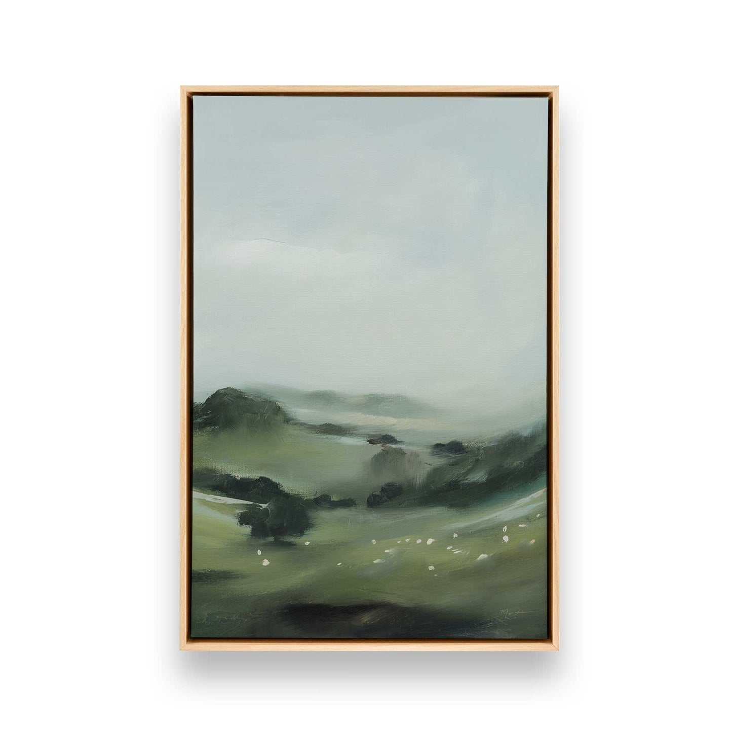[Color:American Maple], Picture of art in a American Maple frame