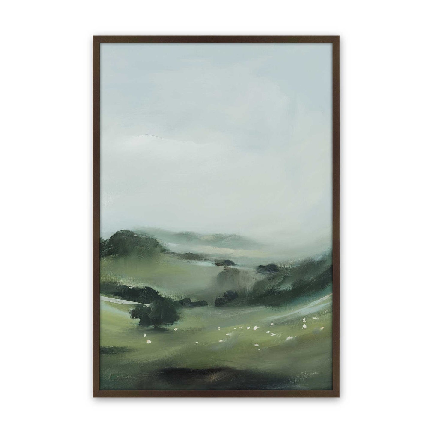 [Color:Belvinder Brown], Picture of art in a Belvinder Brown frame