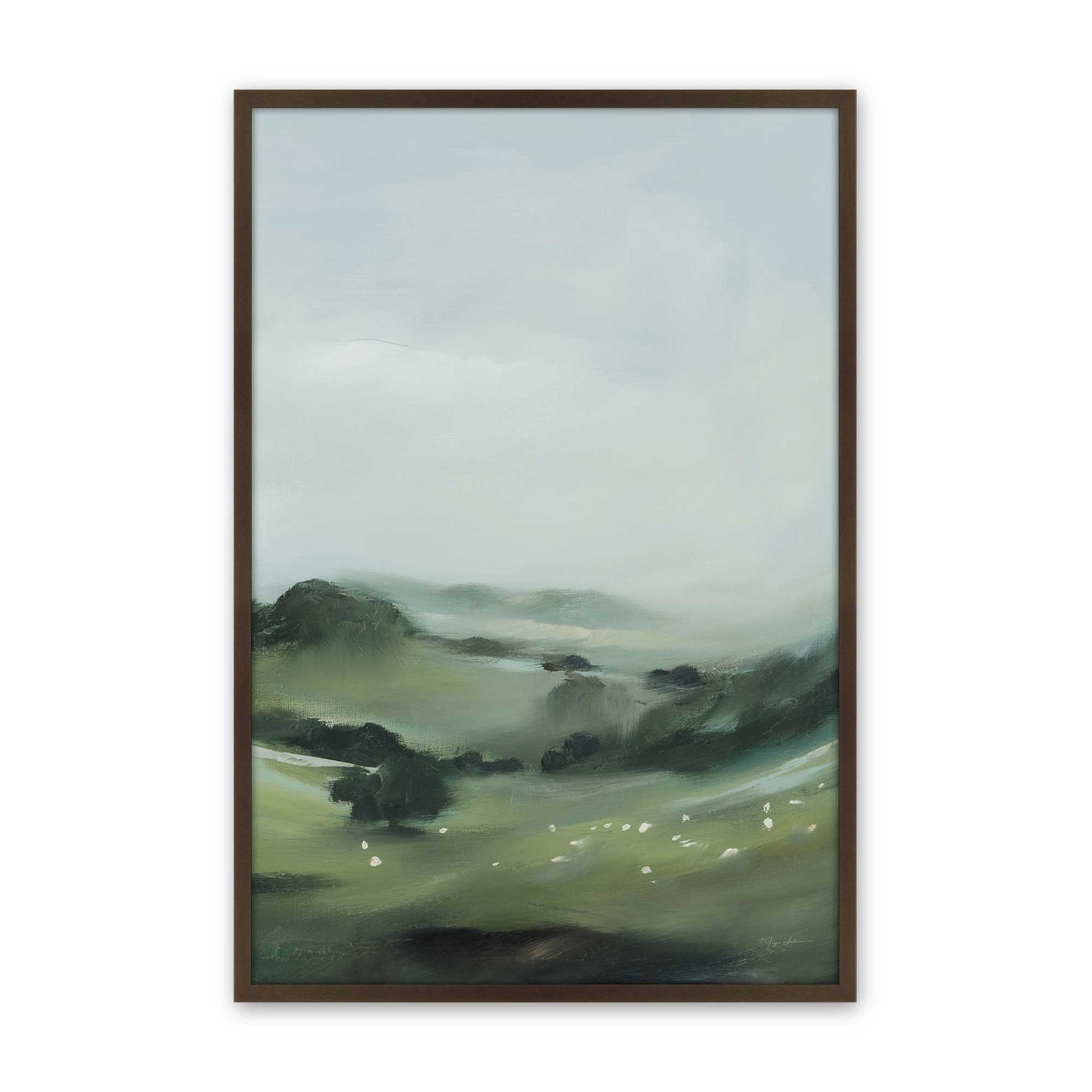 [Color:Belvinder Brown], Picture of art in a Belvinder Brown frame