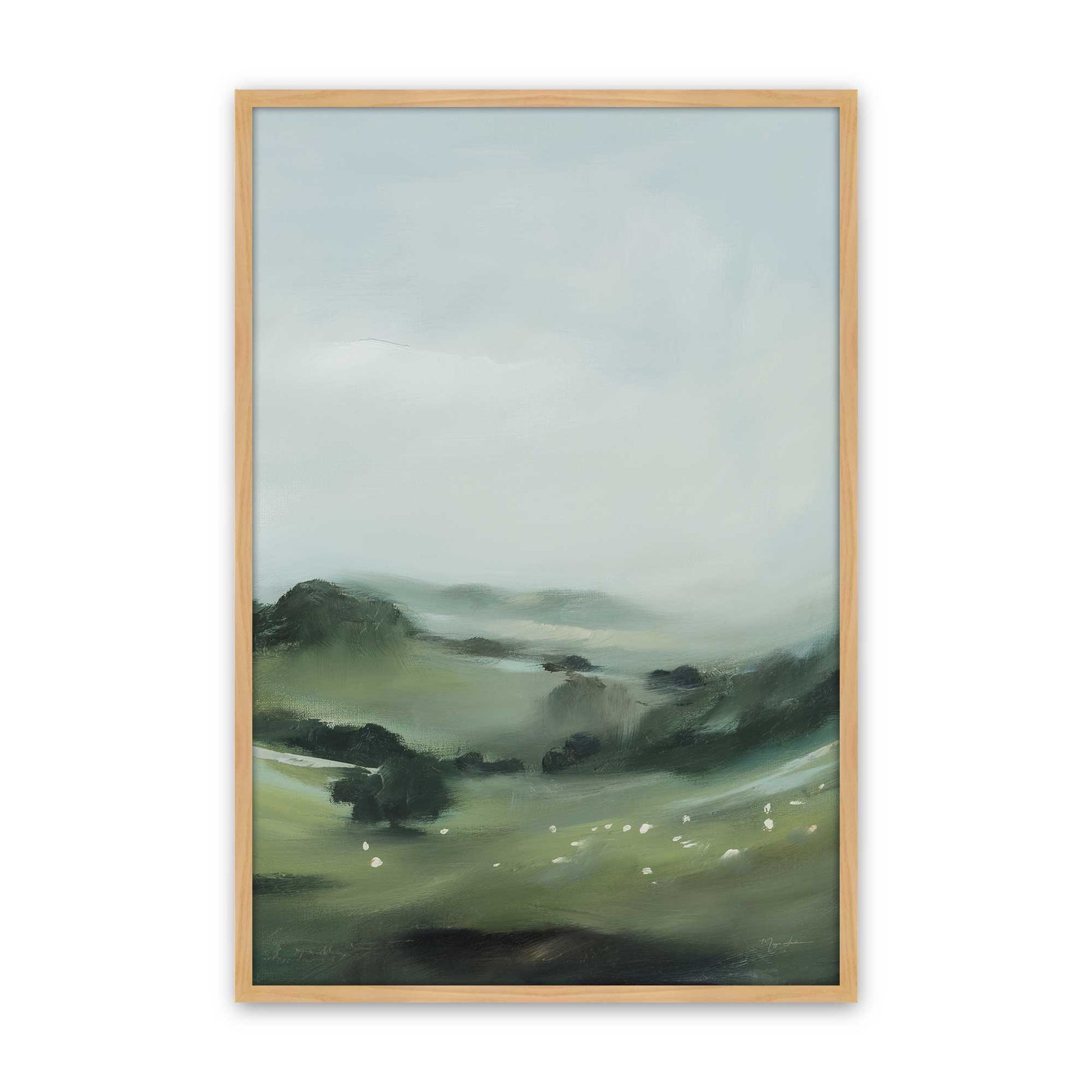 [Color:American Maple], Picture of art in a American Maple frame