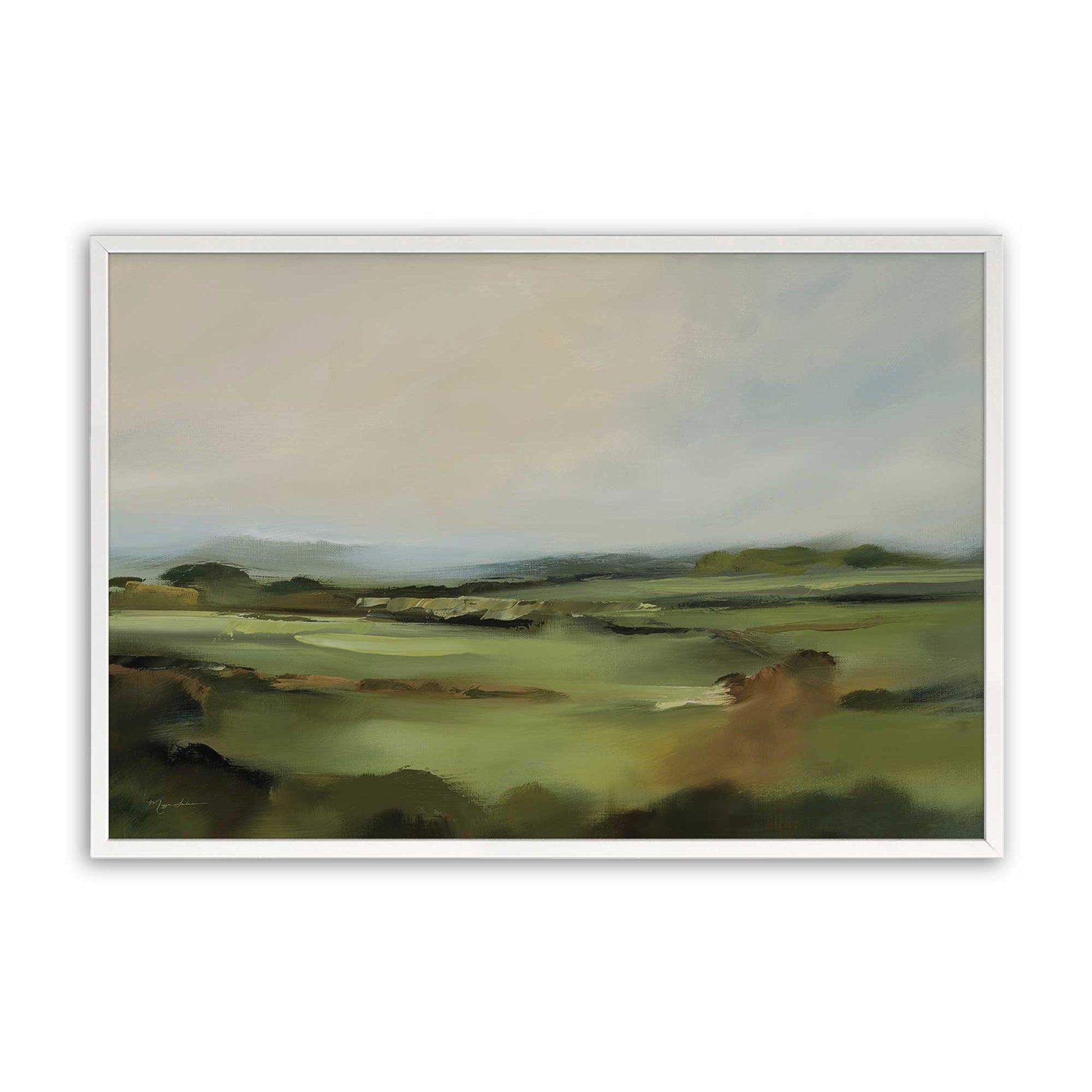 [Color:Opaque White], Picture of art in a Opaque White frame