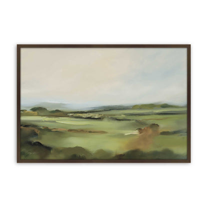 [Color:Brown], Picture of art in a Brown frame