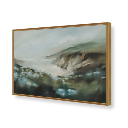 [Color:Polished Gold], Picture of art in a Polished Gold frame of the corner