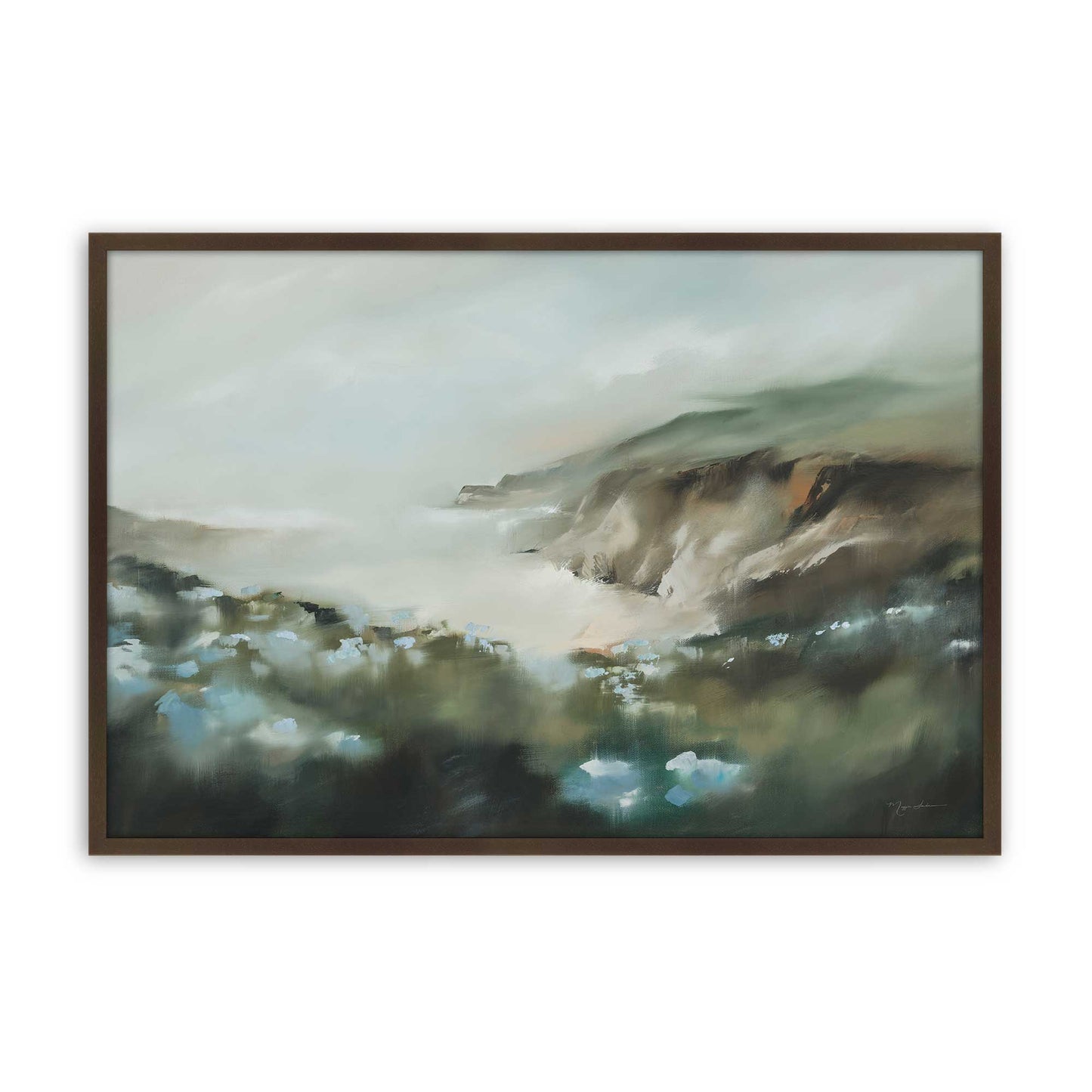 [Color:Belvinder Brown], Picture of art in a Belvinder Brown frame