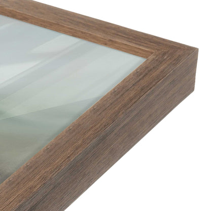 [Color:Walnut], Picture of art in a Walnut frame at an angle