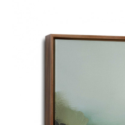 [Color:Walnut], Picture of art in a Walnut frame at an angle