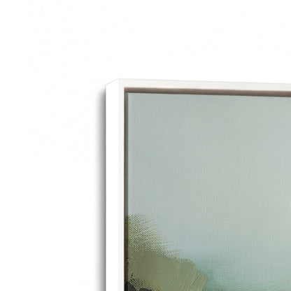 [Color:Opaque White], Picture of art in a White frame at an angle