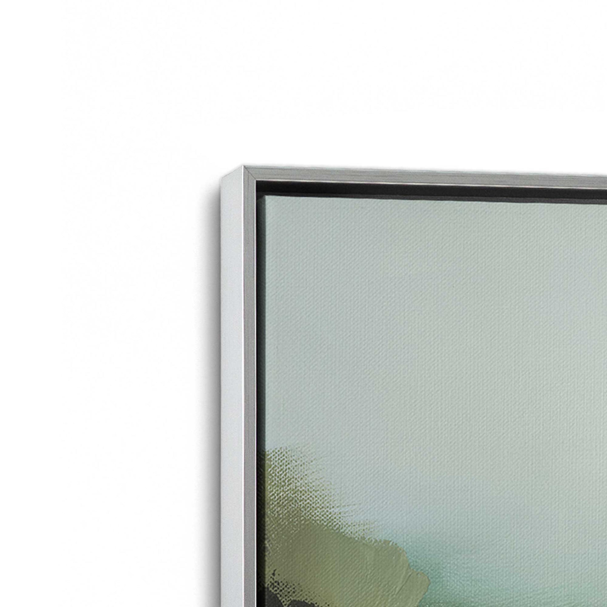 [Color:Polished Chrome], Picture of art in a Polished Chrome frame at an angle